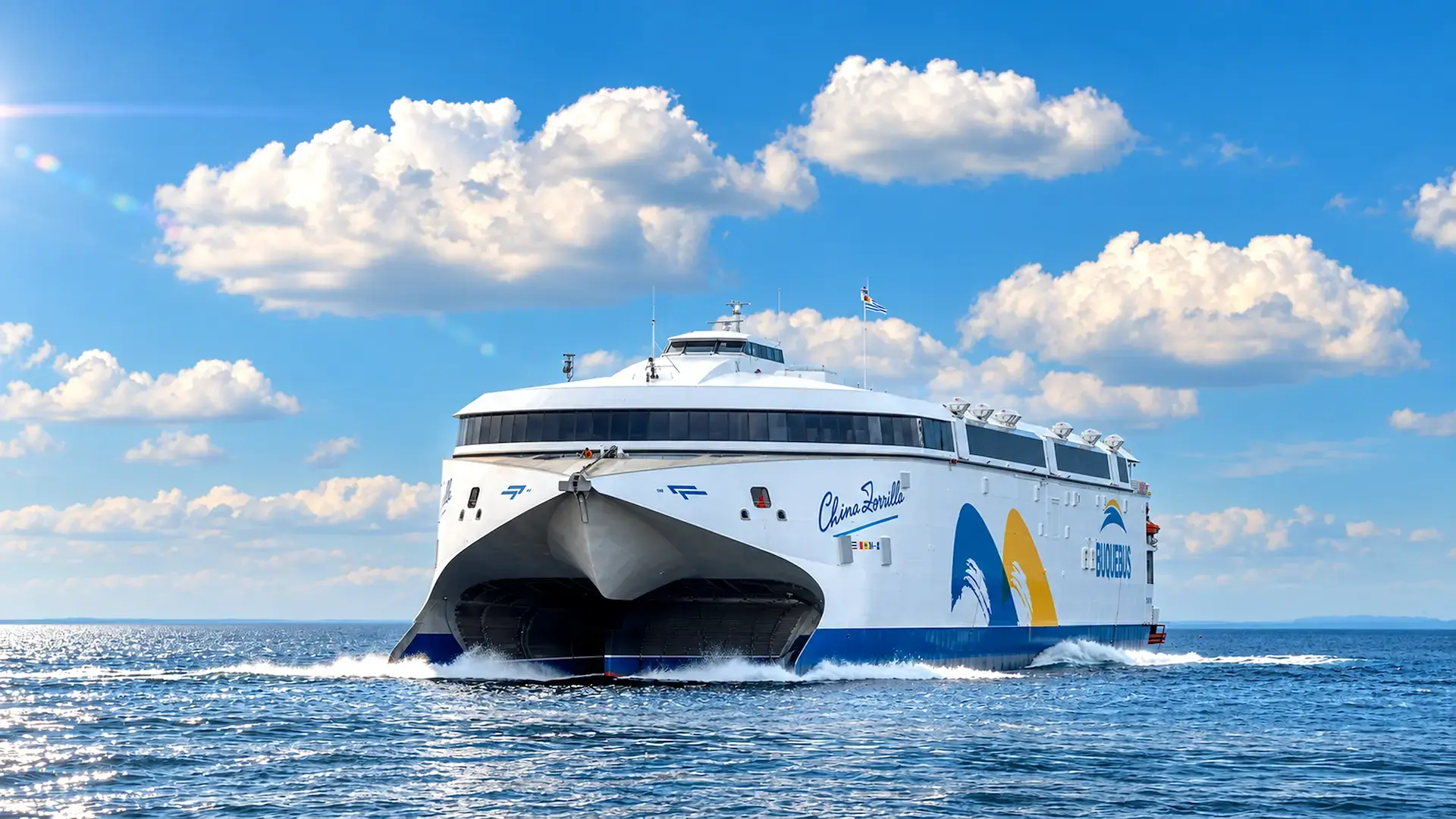 China Zorrilla, el nuevo ferry 100% eléctrico de Buquebus